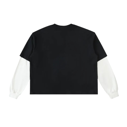 “Street Café Reflections Long Sleeve Tee.”
