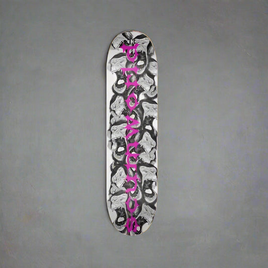 Crazy monkey  skate deck