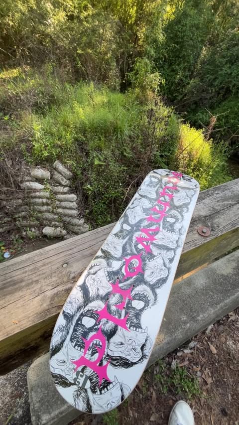 Crazy monkey  skate deck