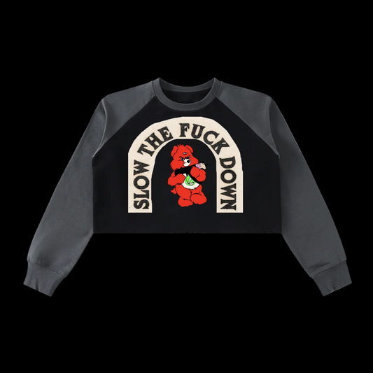 Slow down long sleeve top t-shirt