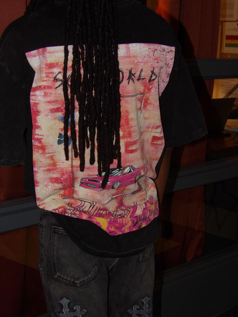 Black JDM SCUMWORLD  t-shirt